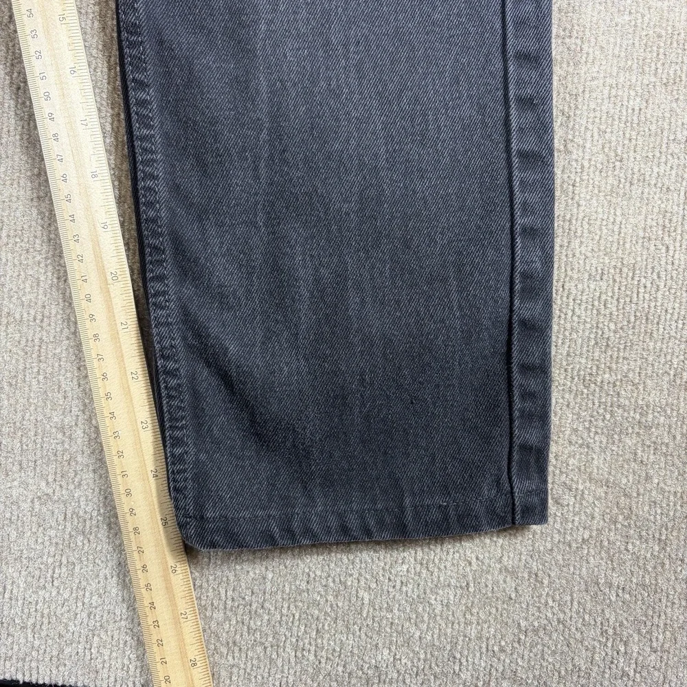 Levi's Strauss‎ Co 505 Men's Jeans Straight Fit Black Denim Jeans 32X30